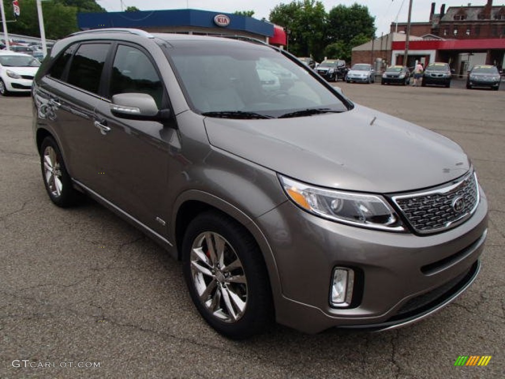 Titanium Silver 2014 Kia Sorento SX V6 AWD Exterior Photo #81531529