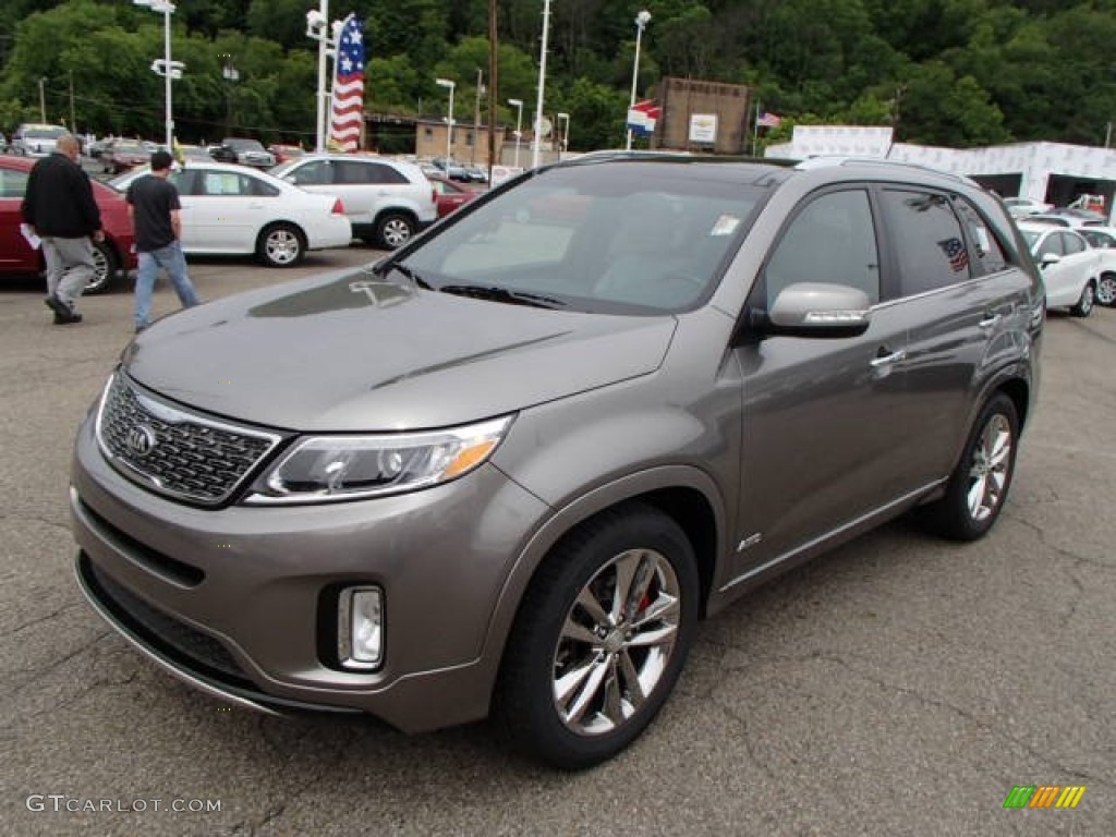 Titanium Silver 2014 Kia Sorento SX V6 AWD Exterior Photo #81531572