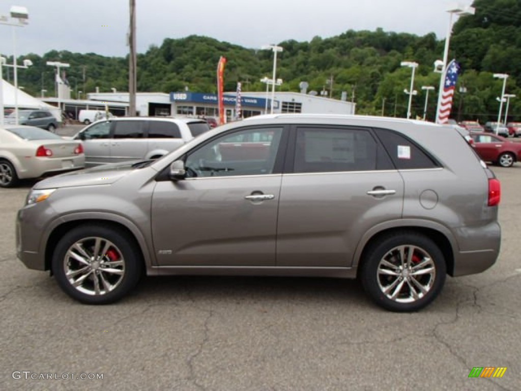 Titanium Silver 2014 Kia Sorento SX V6 AWD Exterior Photo #81531593