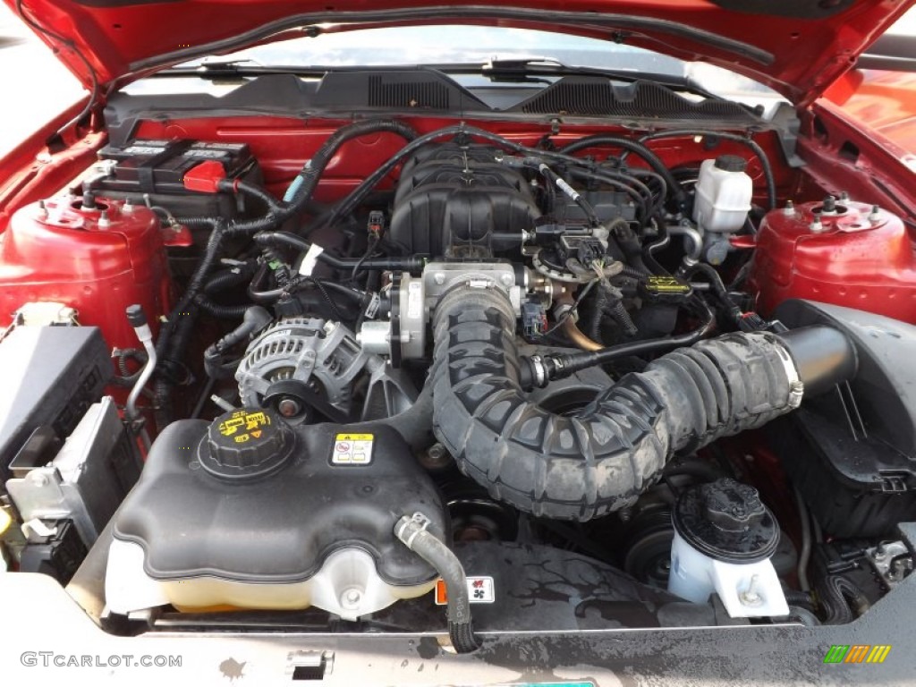 2010 Ford Mustang V6 Premium Coupe 4.0 Liter SOHC 12-Valve V6 Engine Photo #81531752