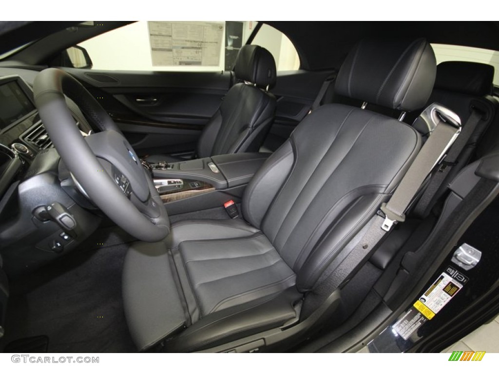 2014 BMW 6 Series 650i Convertible Front Seat Photo #81531989