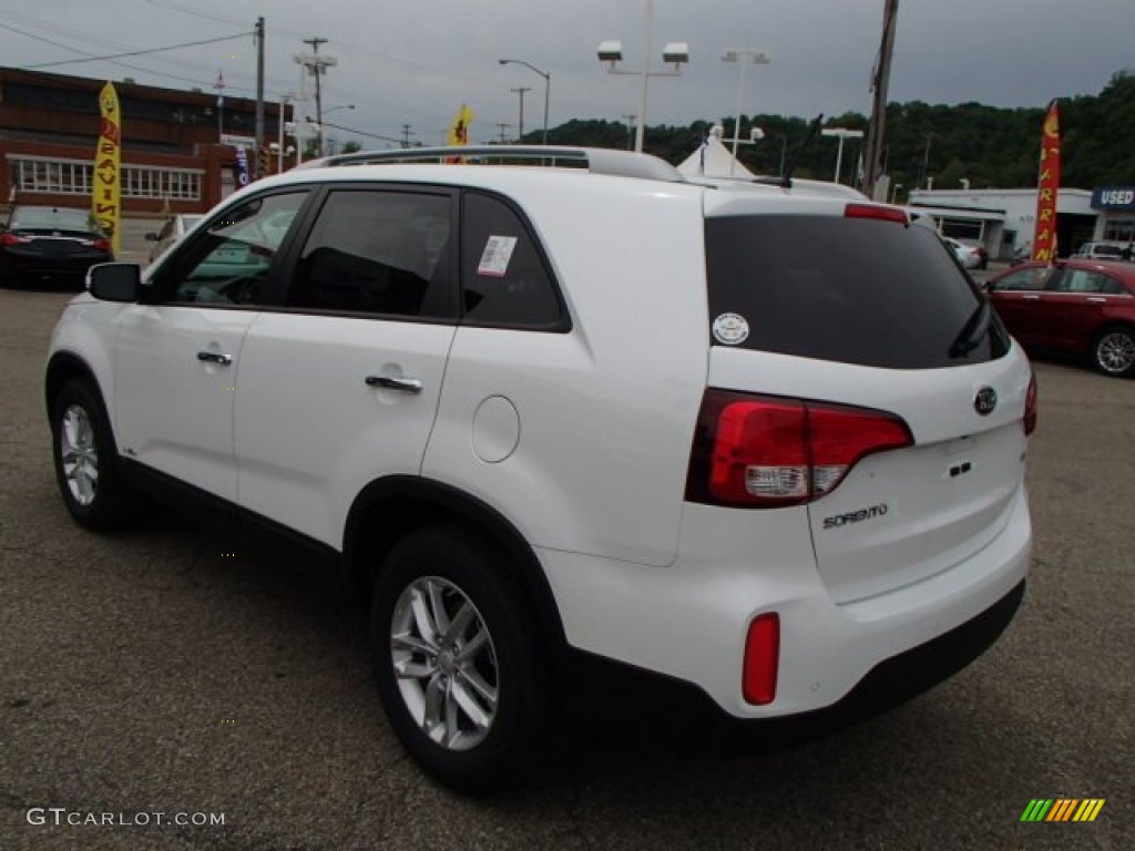 Snow White Pearl 2014 Kia Sorento LX AWD Exterior Photo #81532026