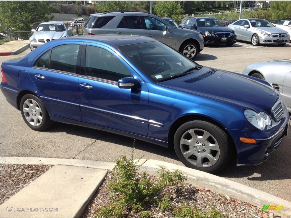 Orion Blue Metallic 2005 Mercedes-Benz C 240 Sedan Exterior Photo #81532321