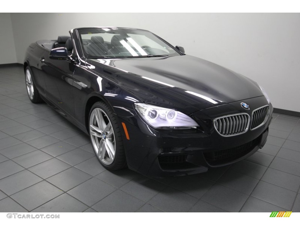 Carbon Black Metallic 2014 BMW 6 Series 650i Convertible Exterior Photo #81532417