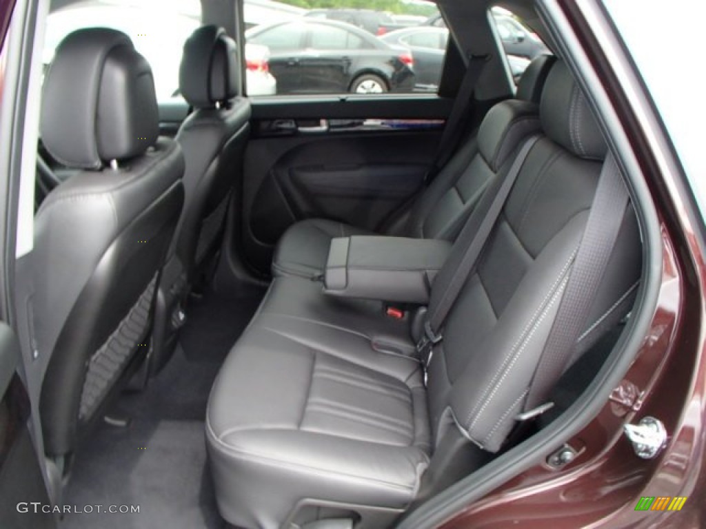 Black Interior 2014 Kia Sorento EX V6 AWD Photo #81532599