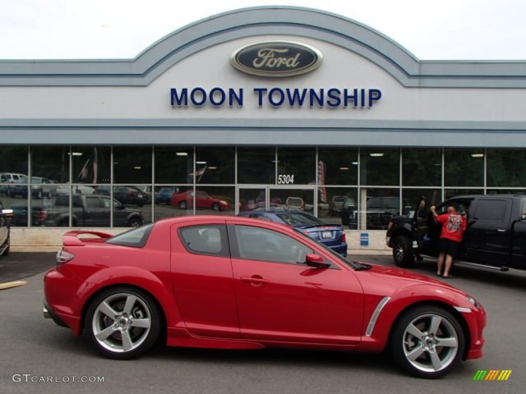 2006 RX-8  - Velocity Red Mica / Black/Red photo #1