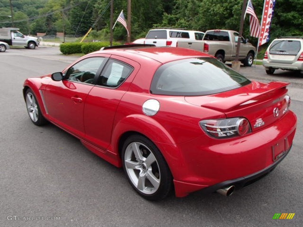 2006 RX-8  - Velocity Red Mica / Black/Red photo #6