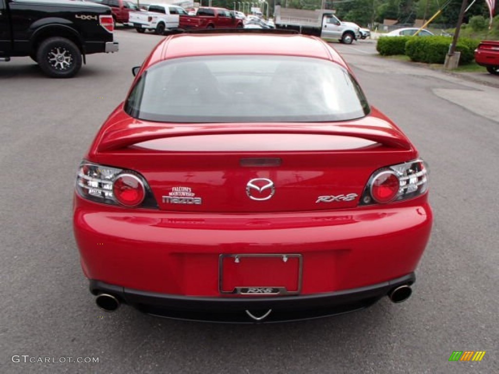 2006 RX-8  - Velocity Red Mica / Black/Red photo #7