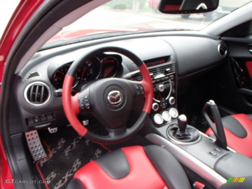 Black Red Interior 2006 Mazda Rx 8 Standard Rx 8 Model Photo