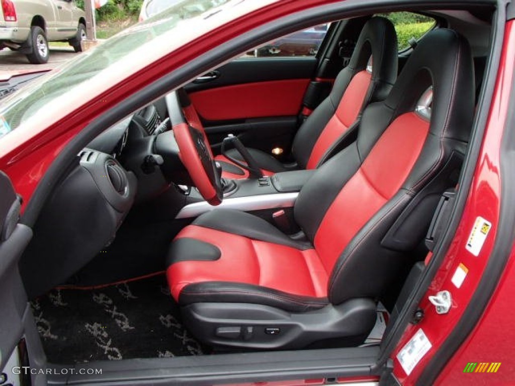 2006 RX-8  - Velocity Red Mica / Black/Red photo #11