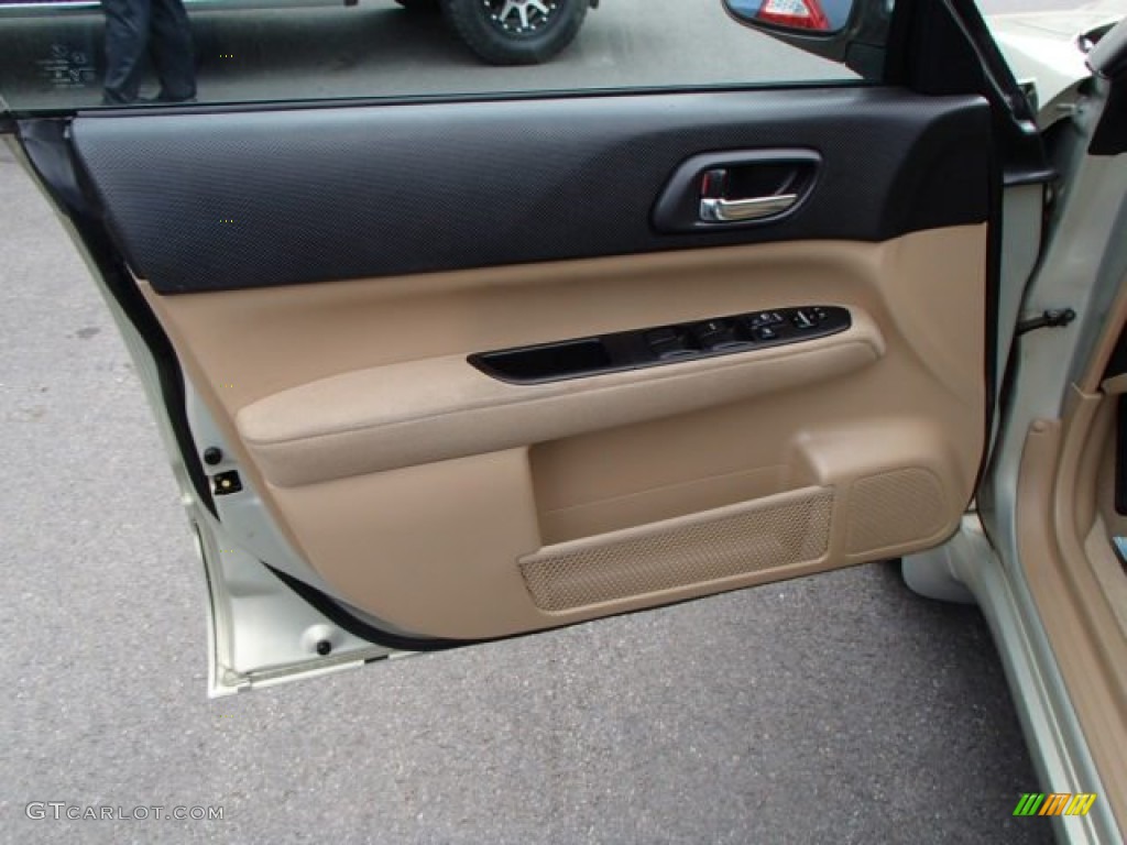 2005 Subaru Forester 2.5 XS Beige Door Panel Photo #81533732