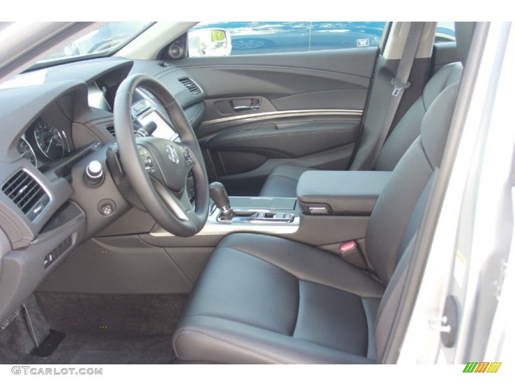 Ebony Interior 2014 Acura RLX Technology Package Photo #81534696