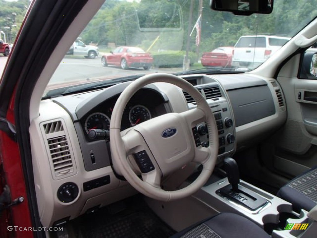 2010 Ford Escape XLT V6 4WD Stone Dashboard Photo #81534728