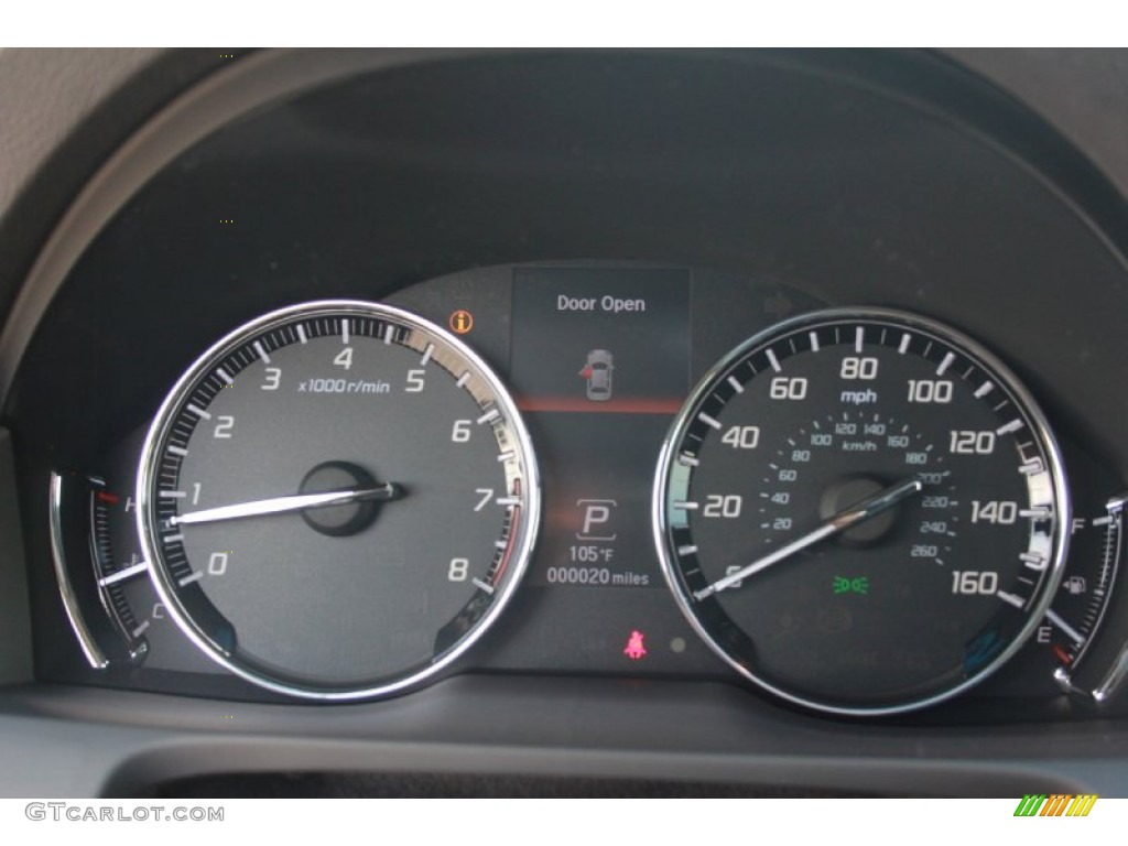 2014 Acura RLX Technology Package Gauges Photo #81535106