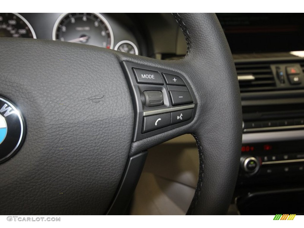 2013 5 Series 528i Sedan - Titanium Silver Metallic / Everest Gray photo #26