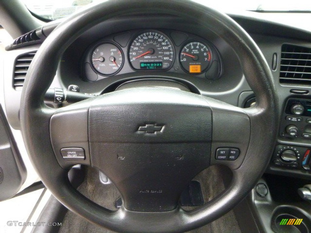 2005 Chevrolet Monte Carlo LS Ebony Steering Wheel Photo #81535931