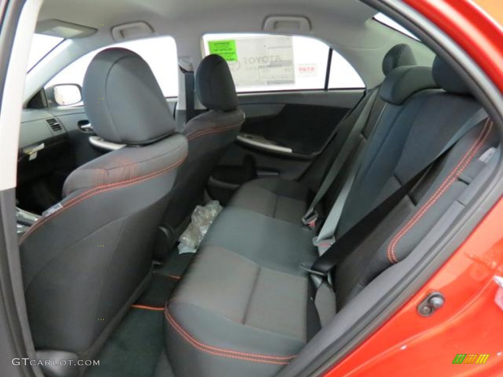 2013 Toyota Corolla S Special Edition Rear Seat Photo #81536663