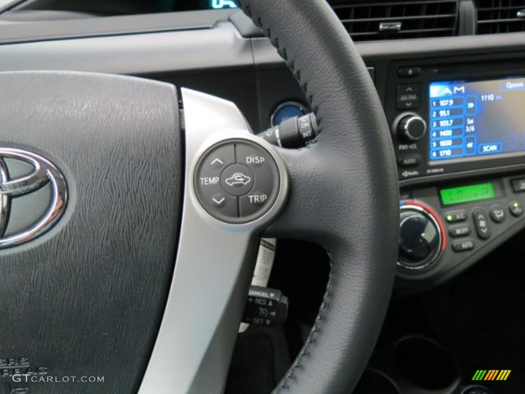 2013 Toyota Prius c Hybrid Four Controls Photo #81537125