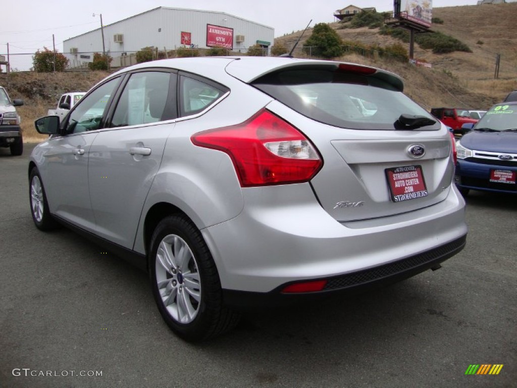 2012 Focus SEL 5-Door - Ingot Silver Metallic / Charcoal Black photo #5