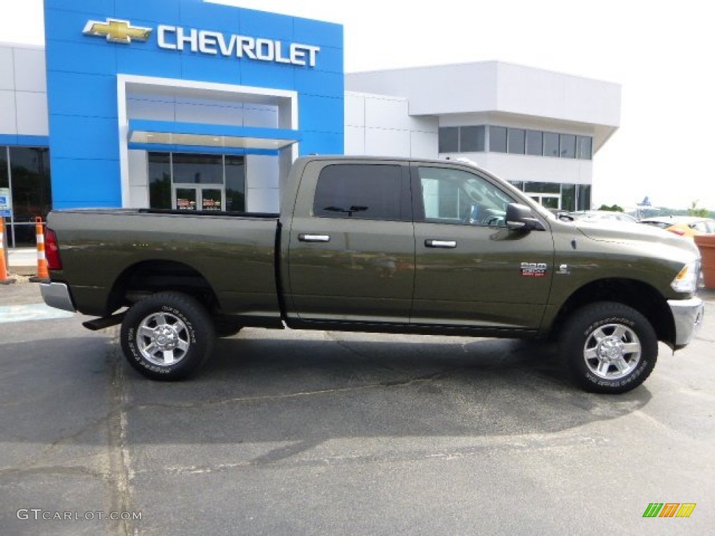 2012 Ram 2500 HD SLT Crew Cab 4x4 - Sagebrush Pearl / Dark Slate/Medium Graystone photo #2