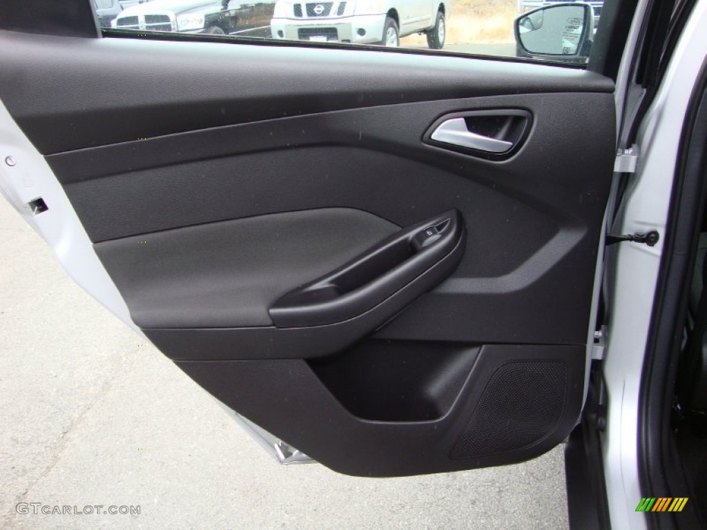 2012 Focus SEL 5-Door - Ingot Silver Metallic / Charcoal Black photo #21