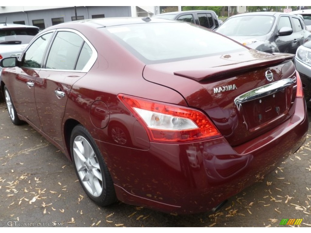 2010 Maxima 3.5 SV Premium - Tuscan Sun Red / Charcoal photo #3