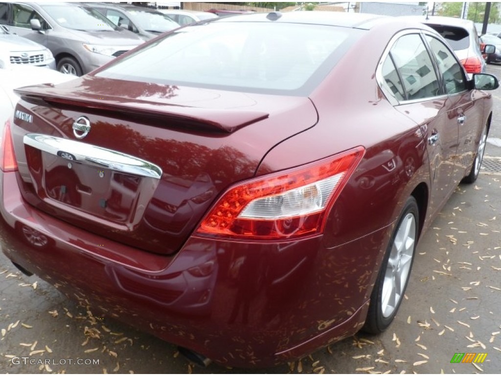 2010 Maxima 3.5 SV Premium - Tuscan Sun Red / Charcoal photo #4