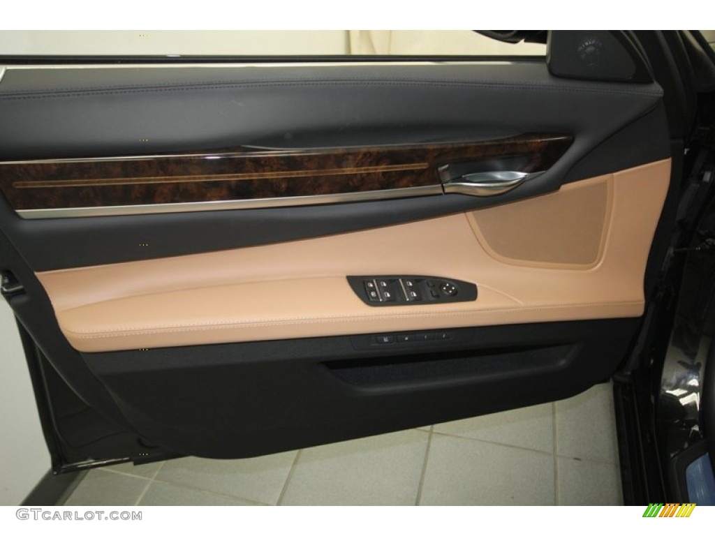 2013 7 Series 750Li Sedan - Black Sapphire Metallic / Saddle/Black photo #13