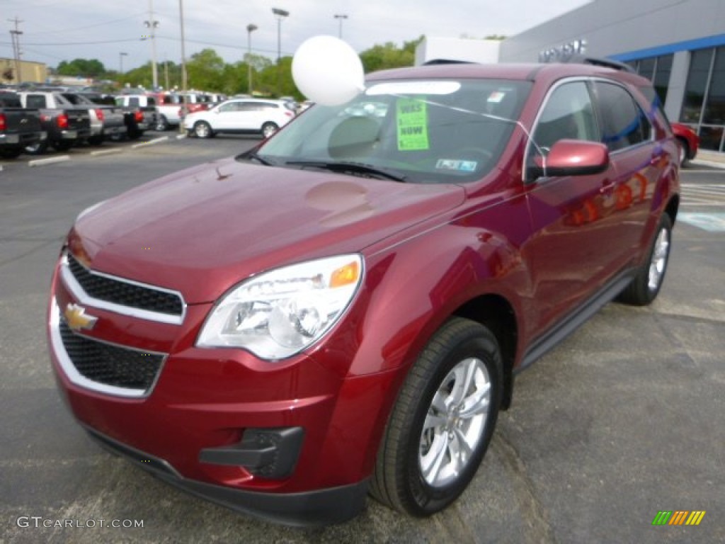 2011 Equinox LT AWD - Cardinal Red Metallic / Jet Black photo #7