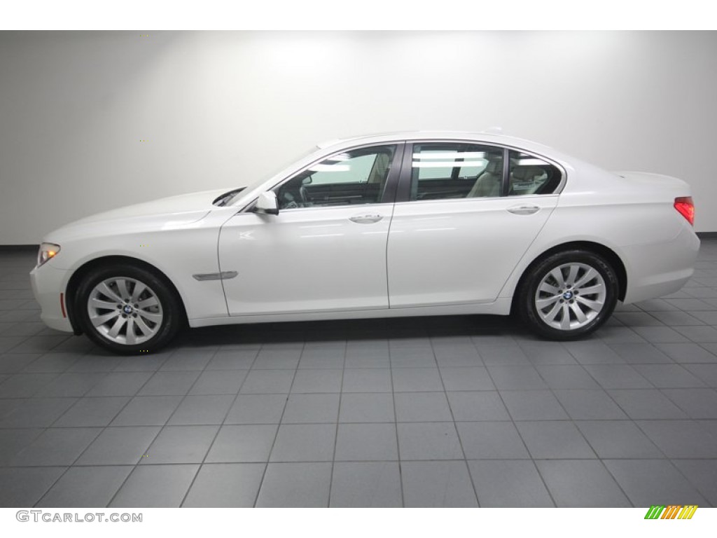 Mineral White Metallic 2011 BMW 7 Series 750i Sedan Exterior Photo #81538493