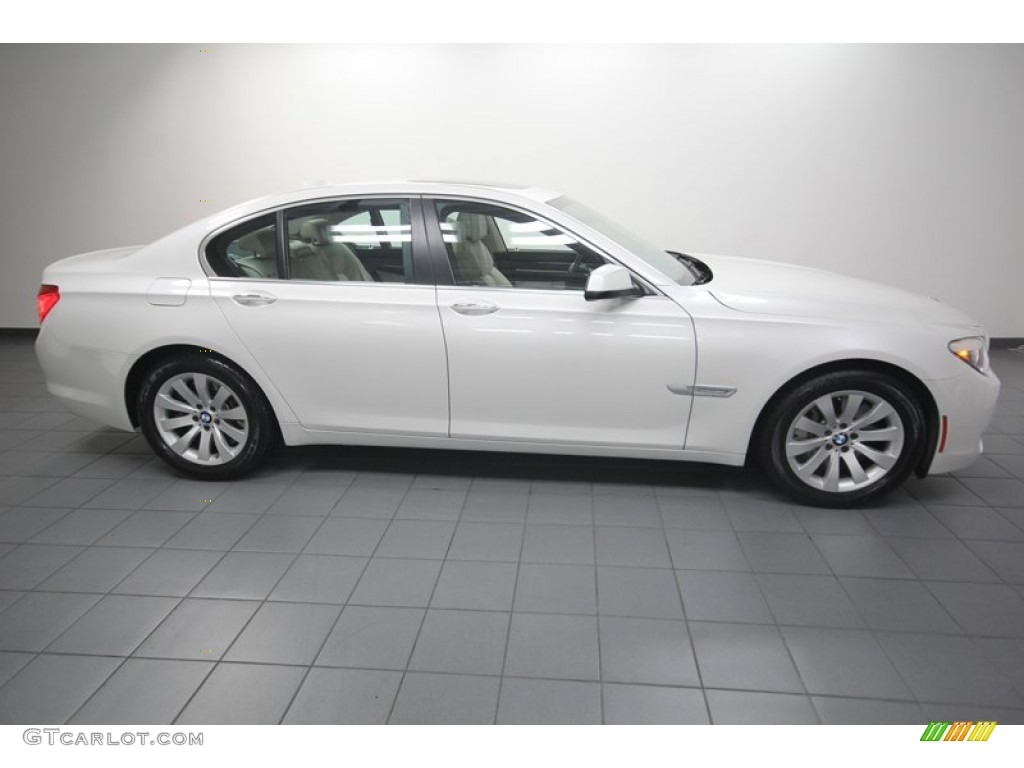 Mineral White Metallic 2011 BMW 7 Series 750i Sedan Exterior Photo #81538535