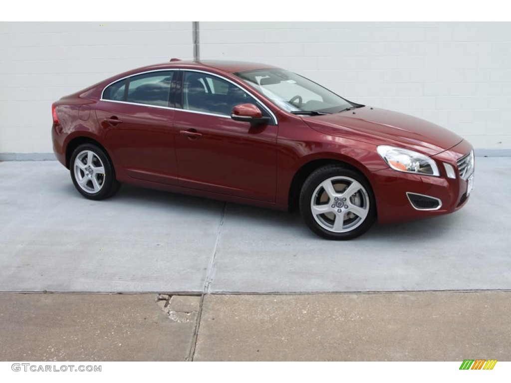 2013 S60 T5 - Flamenco Red Metallic / Off Black photo #1