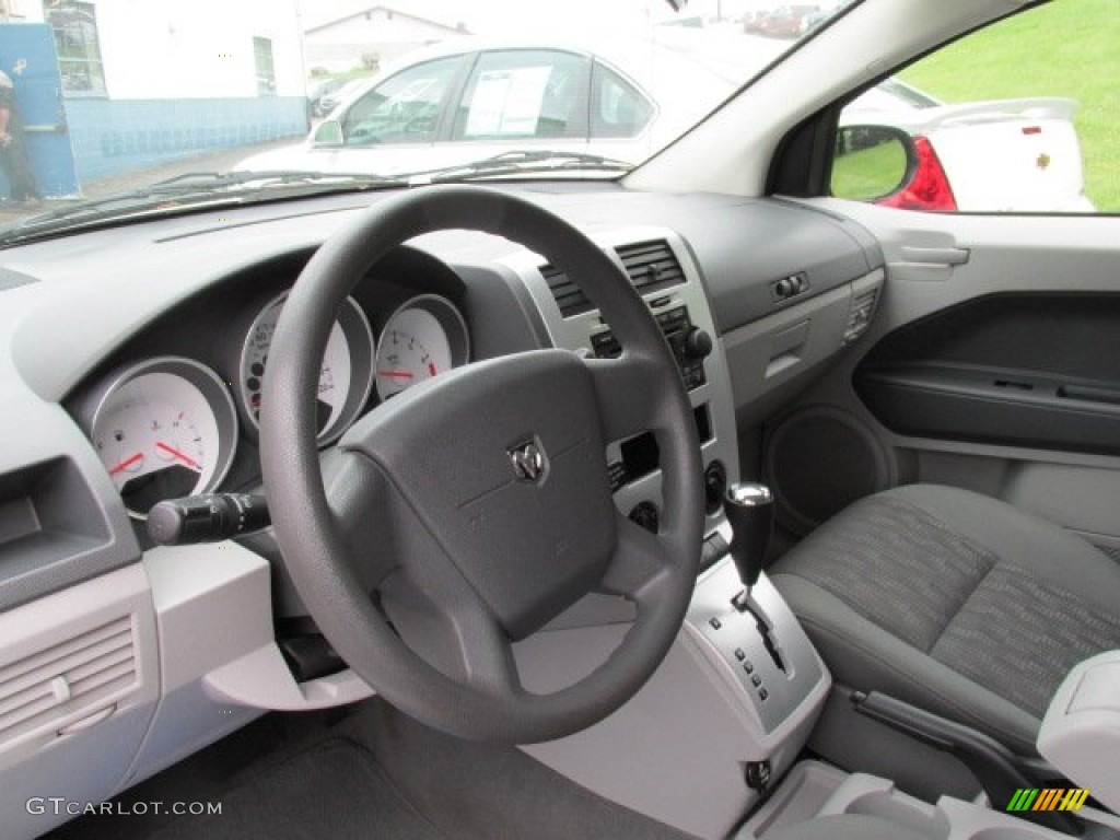 2007 Dodge Caliber SXT Pastel Slate Gray Dashboard Photo #81540941