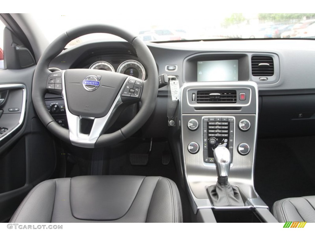 2013 Volvo S60 T5 Off Black Dashboard Photo #81541056