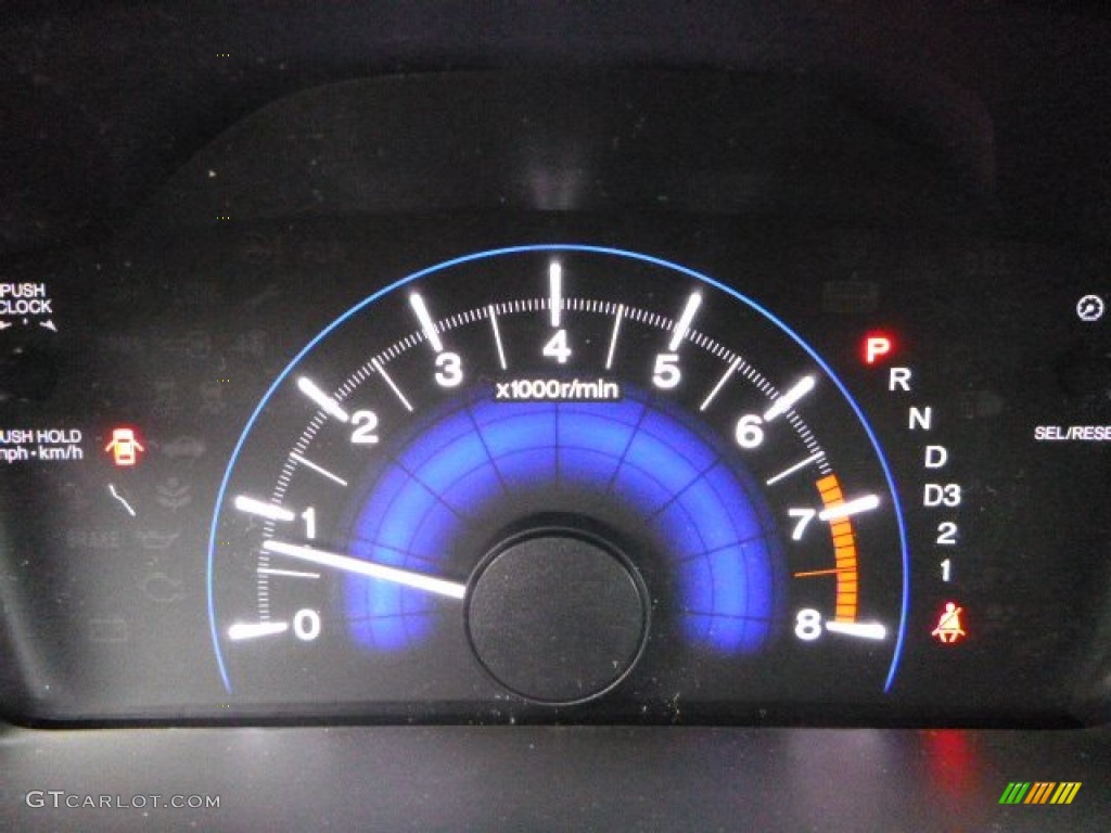 2013 Civic LX Sedan - Polished Metal Metallic / Black photo #19