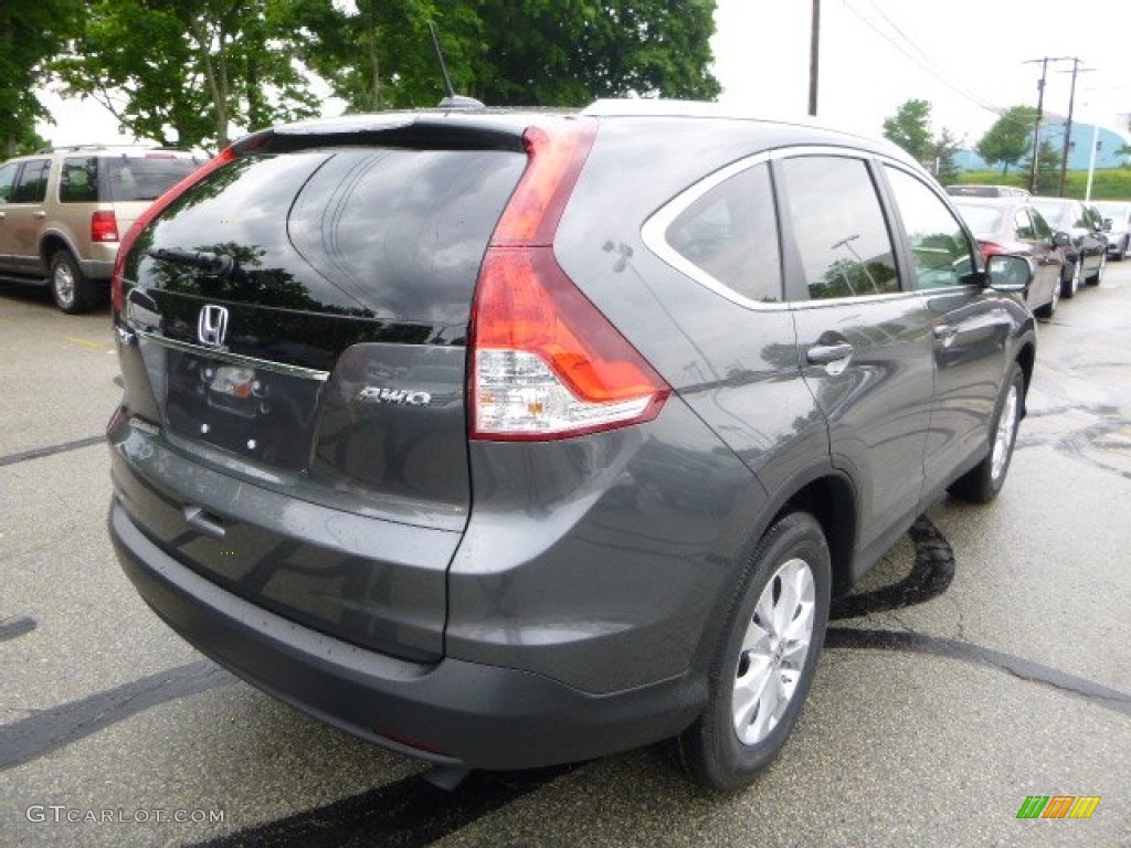 2013 CR-V EX-L AWD - Polished Metal Metallic / Gray photo #3