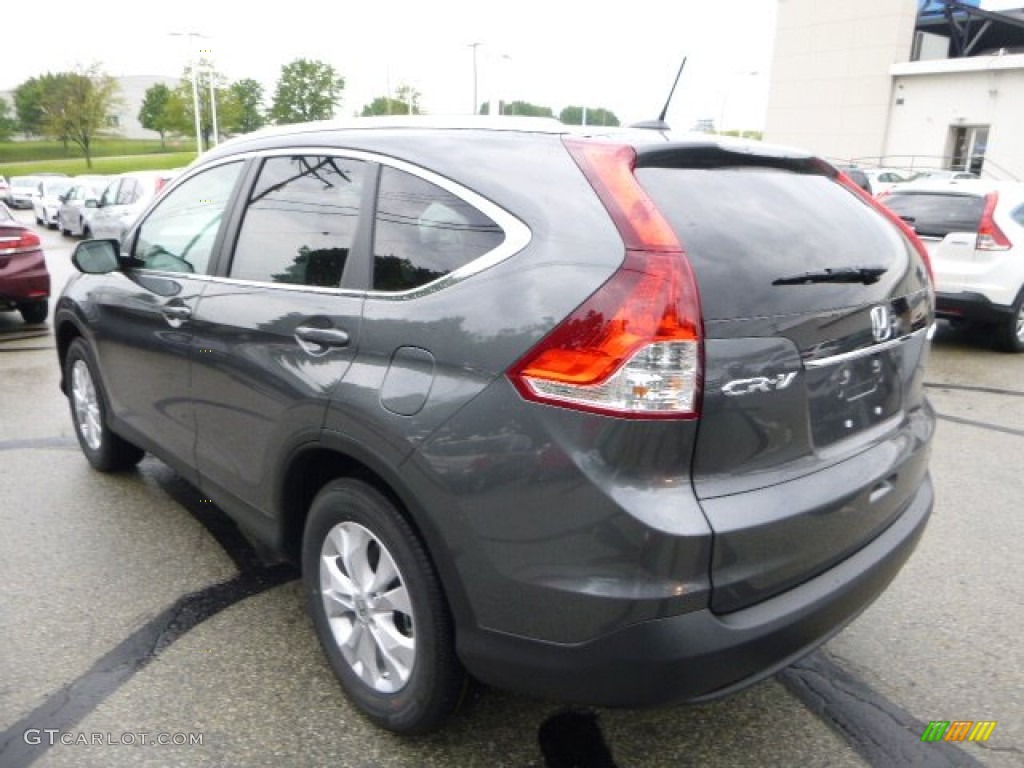 2013 CR-V EX-L AWD - Polished Metal Metallic / Gray photo #5