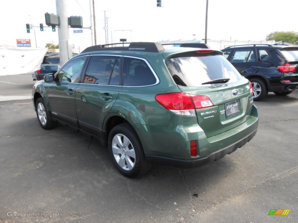 2012 Outback 2.5i Premium - Cypress Green Pearl / Warm Ivory photo #7