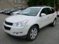 White Diamond Tricoat 2012 Chevrolet Traverse LT AWD Exterior
