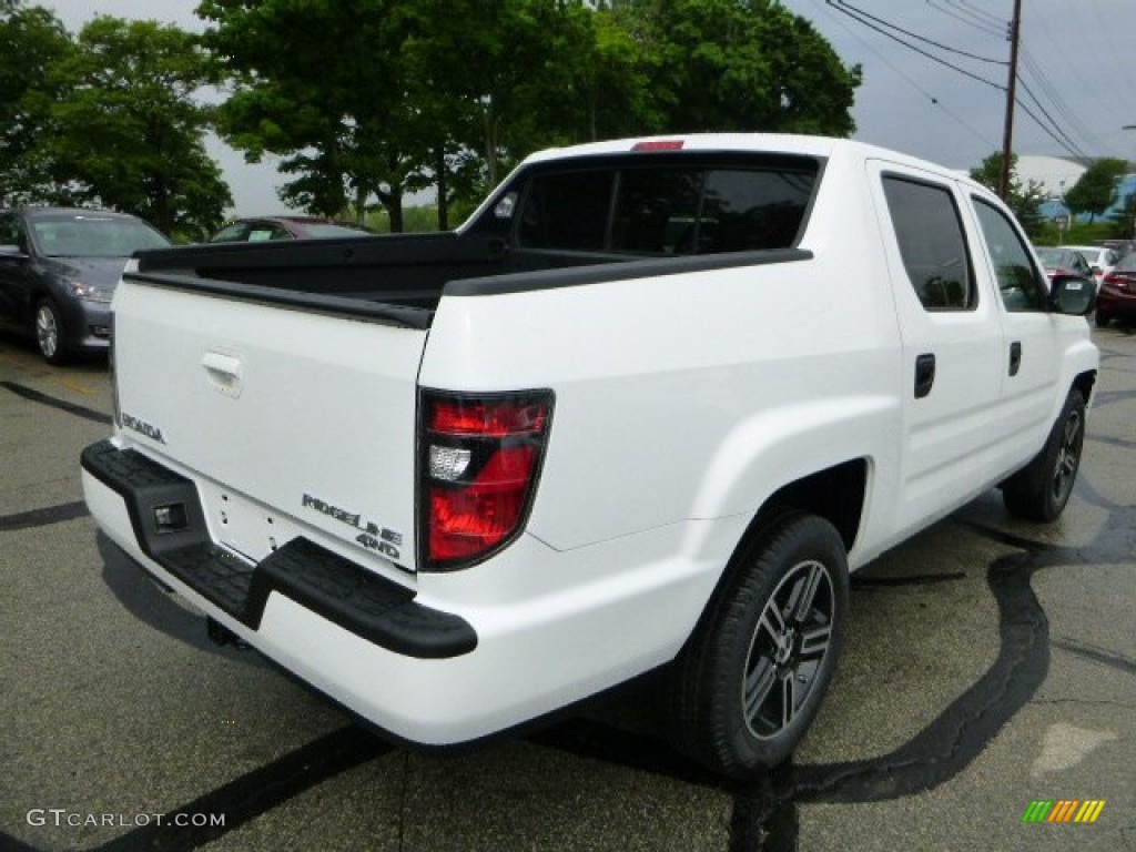 2013 Ridgeline Sport - White / Black photo #3