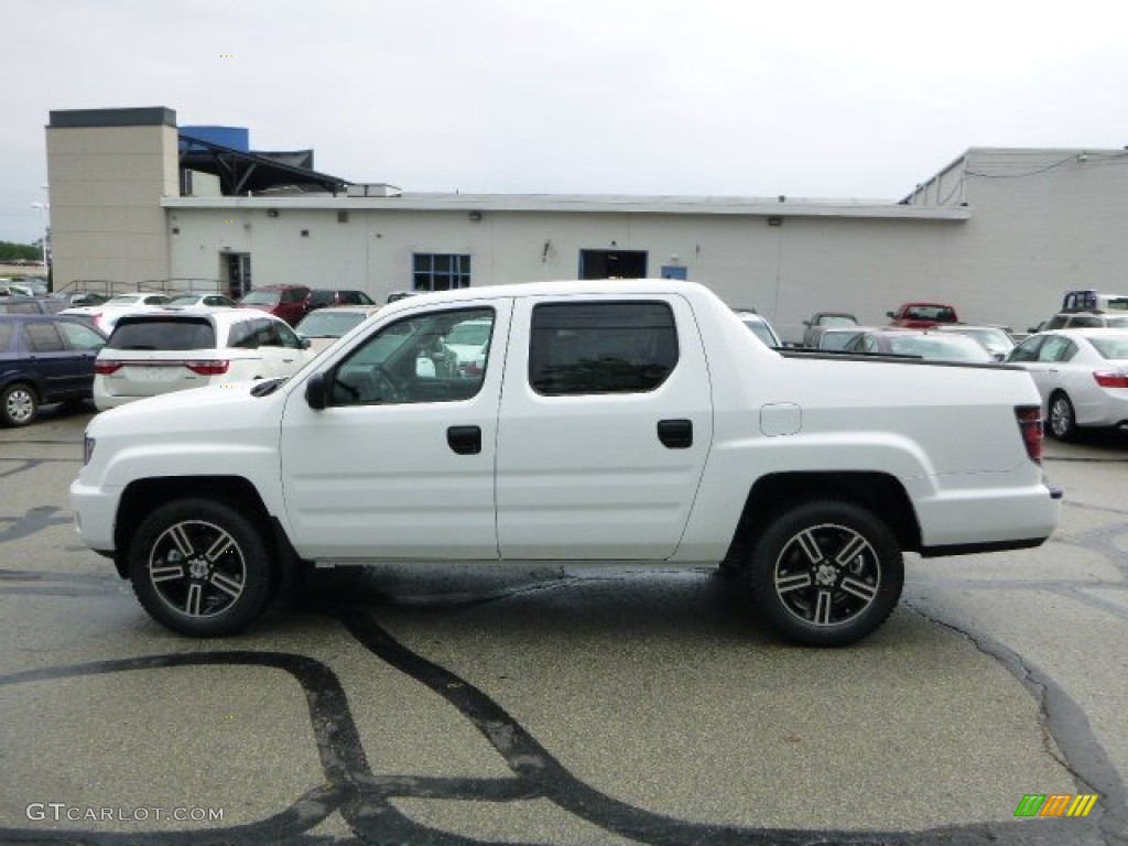 2013 Ridgeline Sport - White / Black photo #6
