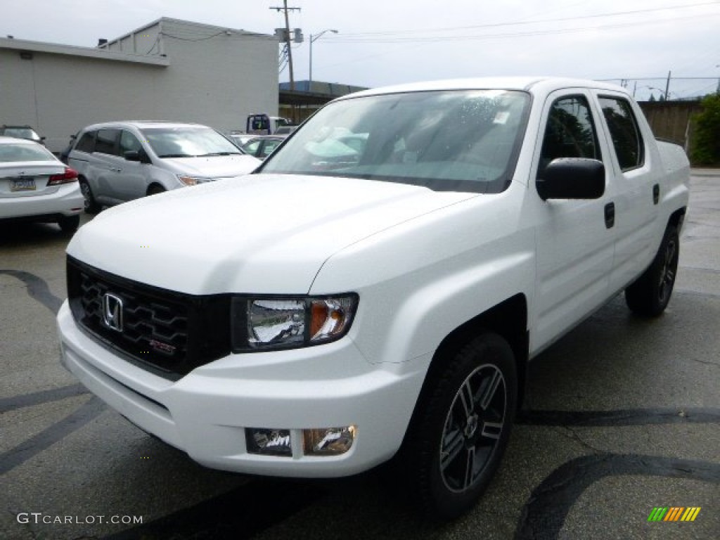 2013 Ridgeline Sport - White / Black photo #7