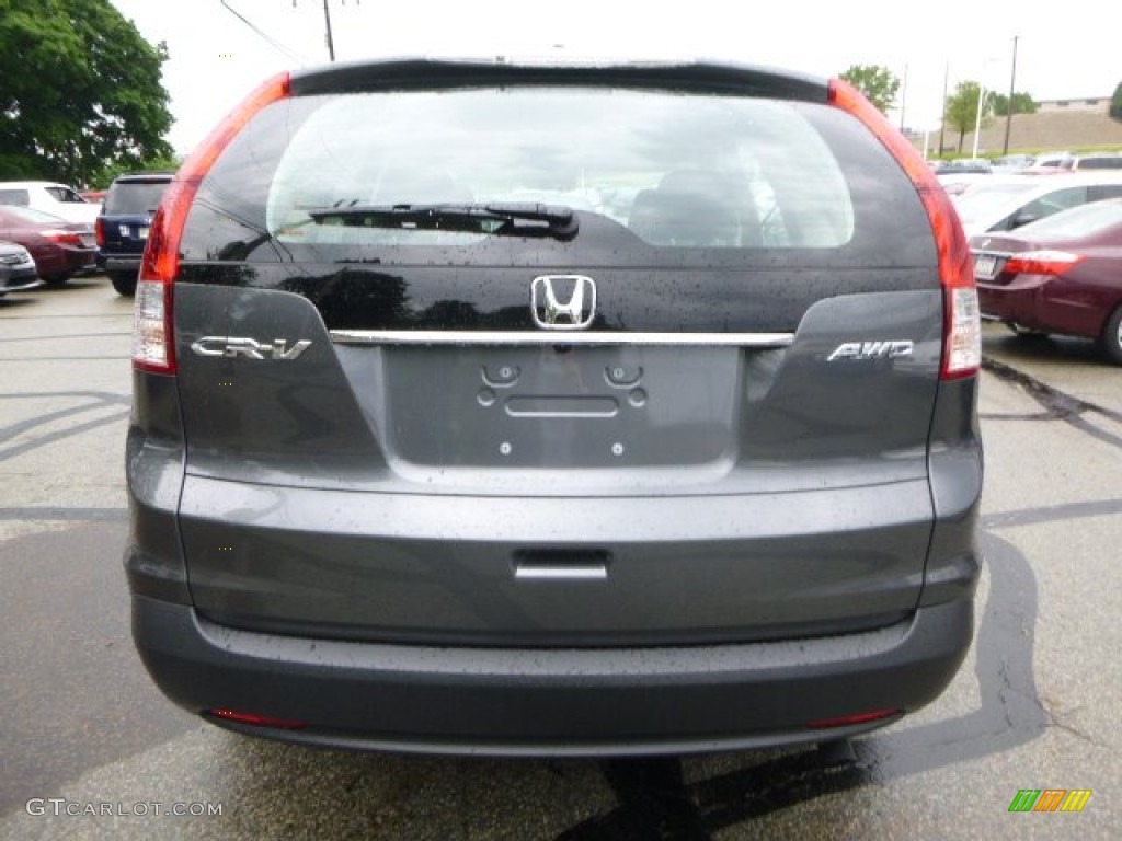 2013 CR-V LX AWD - Polished Metal Metallic / Gray photo #4