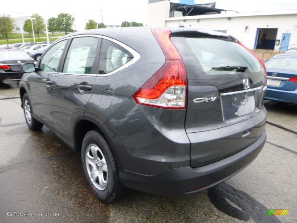 2013 CR-V LX AWD - Polished Metal Metallic / Gray photo #5