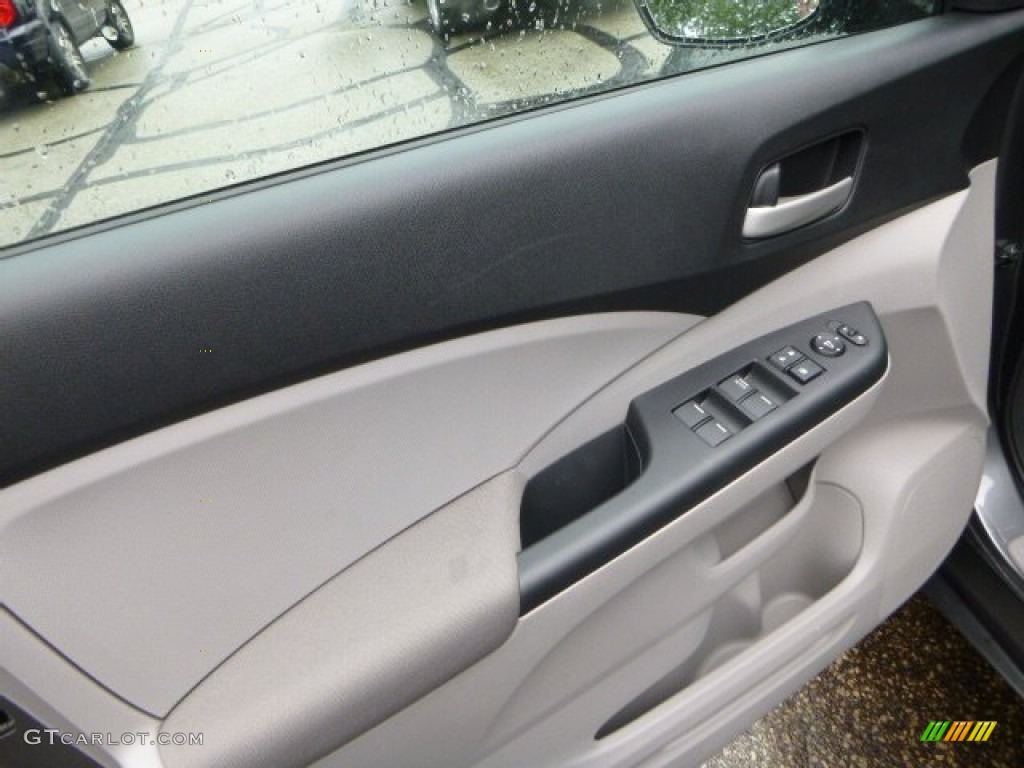 2013 CR-V LX AWD - Polished Metal Metallic / Gray photo #14