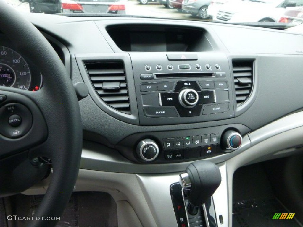 2013 CR-V LX AWD - Polished Metal Metallic / Gray photo #18
