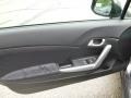 Black 2013 Honda Civic EX Coupe Door Panel