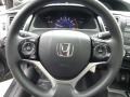 Black 2013 Honda Civic EX Coupe Steering Wheel