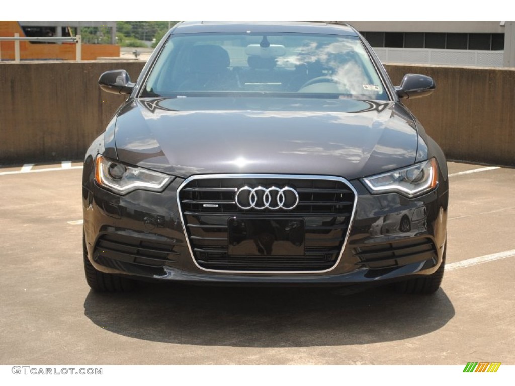 2013 A6 2.0T quattro Sedan - Oolong Gray Metallic / Black photo #2