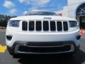 2014 Bright White Jeep Grand Cherokee Limited  photo #2
